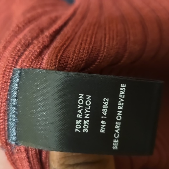 Torrid Rust Ribbed Cardigan and Tank Set - Picture 3 of 3